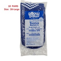10 Pairs, Non-Skid Hospital Slipper Socks Pillow Paws Bariatric 3X-Large... - $36.25