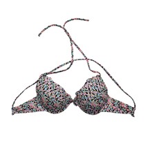 Victorias Secret Swim Wear Bra Womens 34C Multicolor Speckled Halter Bikini Top - $25.62