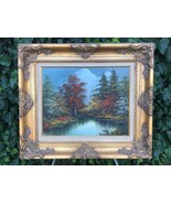 EUGENE KINGMAN Original 1960s MODERN LANDSCAPE IMPRESSIONIST Oil &amp; Canva... - $24,053.17 MXN