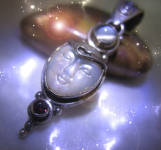 HAUNTED NECKLACE SORCERY OF WHITE LIGHT PROTECTION CLEANSING POWER OOAK MAGICKAL image 2