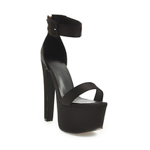 Sexy Sandals Women Platform High Heels Summer Shoes For Women Fashion Silk Purpl - £61.53 GBP