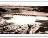 RPPC Grand Coulee Dam Aerial View Coulee WA Ellis Photo 1917 Postcard R5 - $4.90