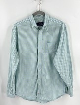 Vineyard Vines Classic Fit Murray Shirt Mens Size M Green Blue White Checkered - £23.74 GBP
