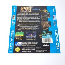 Sega CD ~ Pitfall The Mayan Adventure Original rear Game Artwork - £3.94 GBP