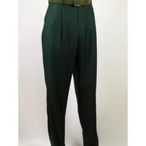 Men Apollo King Band Collarless Church Suit Mandarin 5 Hidden Buttons AG59 Green image 9