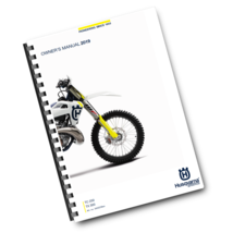 HUSQVARNA 2019 - TC 250 TX 300 - OWNERS MANUAL - REPRINTED COMB BOUND - $24.93