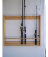 Wallmount Fishing Rod &amp; Pole Rack ~ Unfinishe... - $99.00