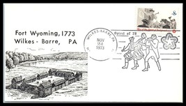 1973 US Cover - Fort Wyoming, Wilkes Barre, Pennsylvania T14 - £2.21 GBP