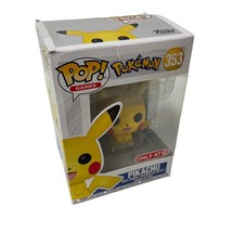 Funko Pop Games Pokemon Pikachu No 353 New Collectible In Damaged Box - $12.35