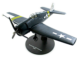 Grumman F6F Hellcat Usa Air Force Año 1942 Azul Marino Escala Deagostini 1:72 - £45.13 GBP