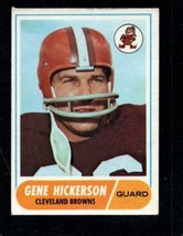 1968 Topps #76 Gene Hickerson Vg Browns Hof *INVAJ2751 - $5.39