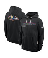New Ravens 2025 Crucial Catch Beat Cancer Sideline Hoodie for Baltimore ... - $1,170.71 MXN