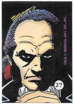 Marvel Universe Series II X-Men Sticker #27 Sebastian Shaw 1987 Comic Images NM - £3.91 GBP