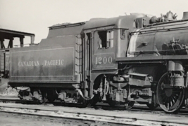Canadian Pacific Railway Railroad CP #1200 4-6-2 Locomotive Photo Manito... - £11.06 GBP