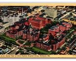 Antenna Vista Johns Hopkins Ospedale Baltimore Maryland Md Unp Lino Post... - $4.04