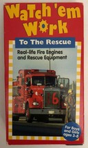 Watch Em Work-To The Rescue(VHS,2000)TESTED-RARE Vintage COLLECTIBLE-SHIPS N 24H - £12.49 GBP
