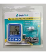 DeltaTrak Certified Min/Max Alarm Thermometer Model 12237 New - $43.87