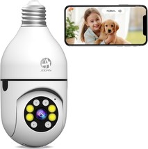 5G 2.4G WiFi Light Bulb Security Camera 360 Wireless Bulb Indoor Camera ... - £30.06 GBP