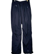 REI Mens Rain Pants Size M 30L Black Drawstring Hiking Lightweight Zippe... - £16.39 GBP