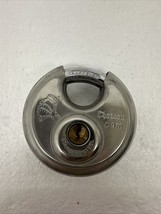 Chateau Heavy Duty Disc Padlock With Key Stainless Steel C970 - $162.80 MXN