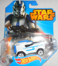 2014 Hot Wheels Star Wars &quot;501st Clone Trooper&quot; Mint Vehicle On Sealed Card - £3.12 GBP