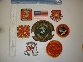 Marines Marine Corps Patches USA Patch embroidery 8  patch  collection - £14.70 GBP