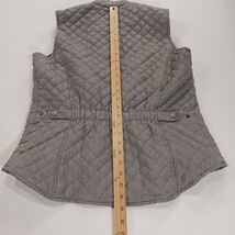Outback Trading Company Women's Tan/Beige Grand Prix Quilted Vest Size Large  image 7