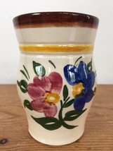 Vintage 1968 Goebel West Germany Well 107 Hand Painted Ceramic Flower Va... - $29.99