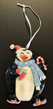 Vintage Christmas Ornament - Skating Penguin - $9.50
