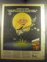 1974 Fender Electric Guitar Strings Ad - Fender has hired a fly-by-night talent  - $18.49