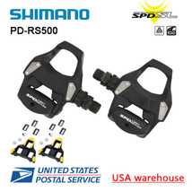 Shimano PD-RS500 SPD-SL Road Bike Cycling Pedals SM-SH11 cleat Upgraded ... - £51.03 GBP