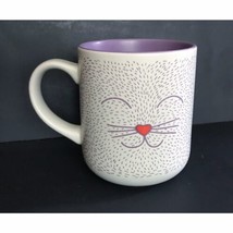 Urban Outfitters Marcus Walters Speckled Cat Smiles Mug Cup Kitty Lover ... - £17.40 GBP