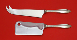 Lasting Spring by Oneida Sterling Silver Cheese Srvr Serving Set 2P HHWS  Custom - £84.96 GBP