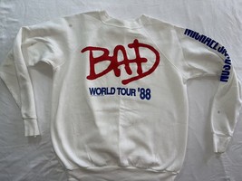 Michael Jackson Vintage 1988 BAD Concert Tour SweatShirt  XL* (M) Actual - £192.28 GBP