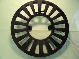 US Military M-1941 CAST IRON TENT STOVE OPEN FIRE ROUND &amp; DRAW GRATE NO/... - $88.70