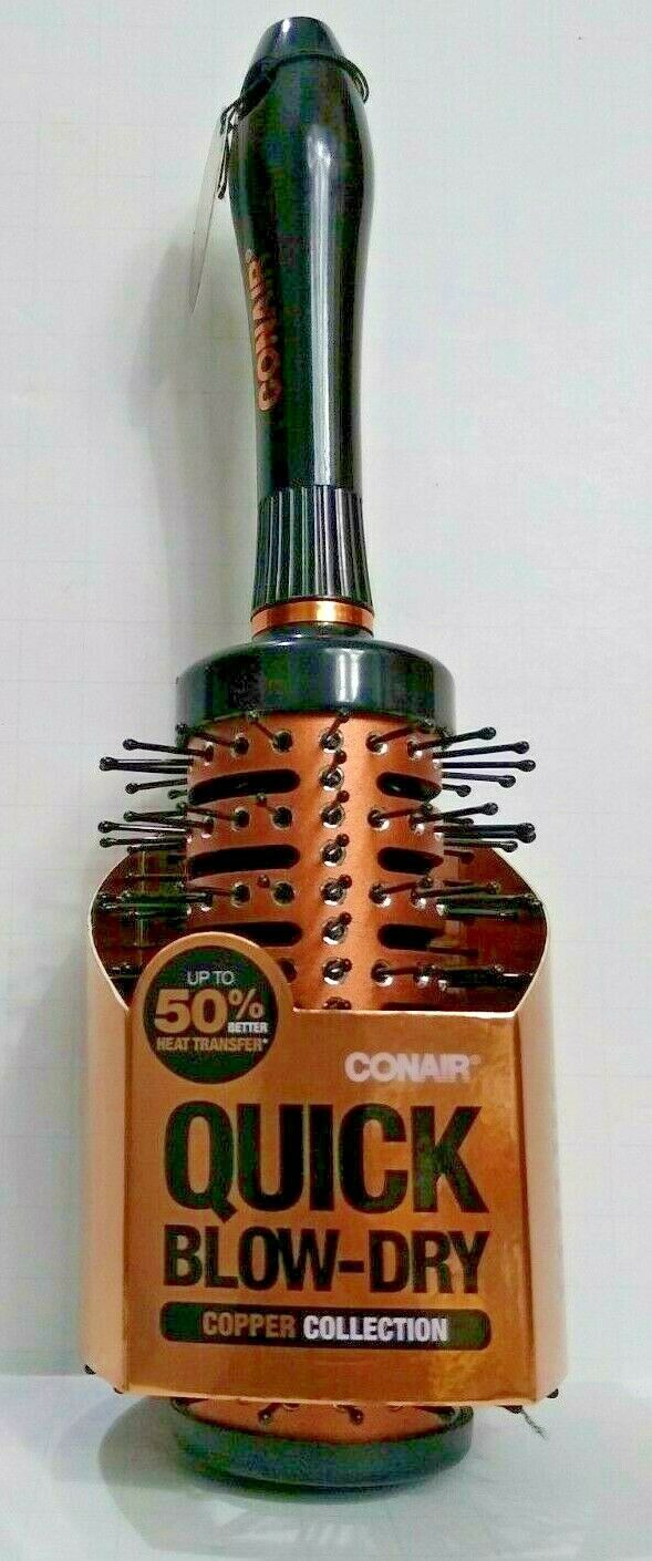 Primary image for Conair Quick Blow Dry Pro Round Hair Brush Copper Collection