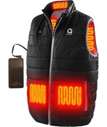 Heated Vest for Men Women with 10,000 mAh Rechargeable Battery Pack, Te - £31.15 GBP