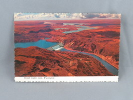 Vintage Postcard - Grand Coulee Dam Aerial Photograph - Smith Western - £11.76 GBP