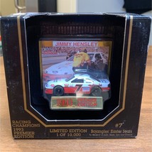 Vintage Racing Champions Premier Edition Jimmy Hensley #7 1/64 Die Cast - 1993 - £8.87 GBP