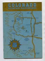 Union Pacific Railroad Colorado Mountain Playground Booklet 1940 - $17.82