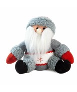 TJ Global Handmade Sitting Santa Claus Plush Doll Figurine Decoration, H... - £7.15 GBP