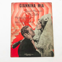 Music Sheets Giannina Mia Italian Piano The Firefly Movie Picture 1937 - $9.89