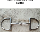 Robart Coronet D Ring Snaffle Stainless Steel Horse Bit copper inlay USED - $22.99