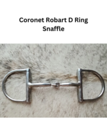 Robart Coronet D Ring Snaffle Stainless Steel Horse Bit copper inlay USED - £17.97 GBP