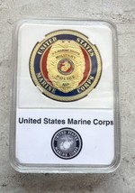 US MARINE CORPS MILITARY POLICE Challenge Coin With Case - $14.84