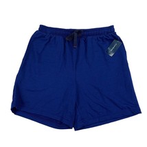Club Room Men&#39;s Solid Terry Drawstring Pajama Shorts Blue, Small - $15.83