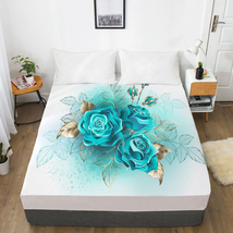 3D HD Digital Printing Custom Bed Sheet With Elastic N6 - £22.57 GBP+