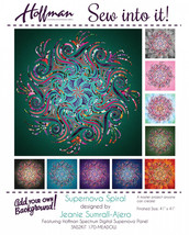 Supernova Spiral Meadow Quilt Kit 41in x 41in - $146.66