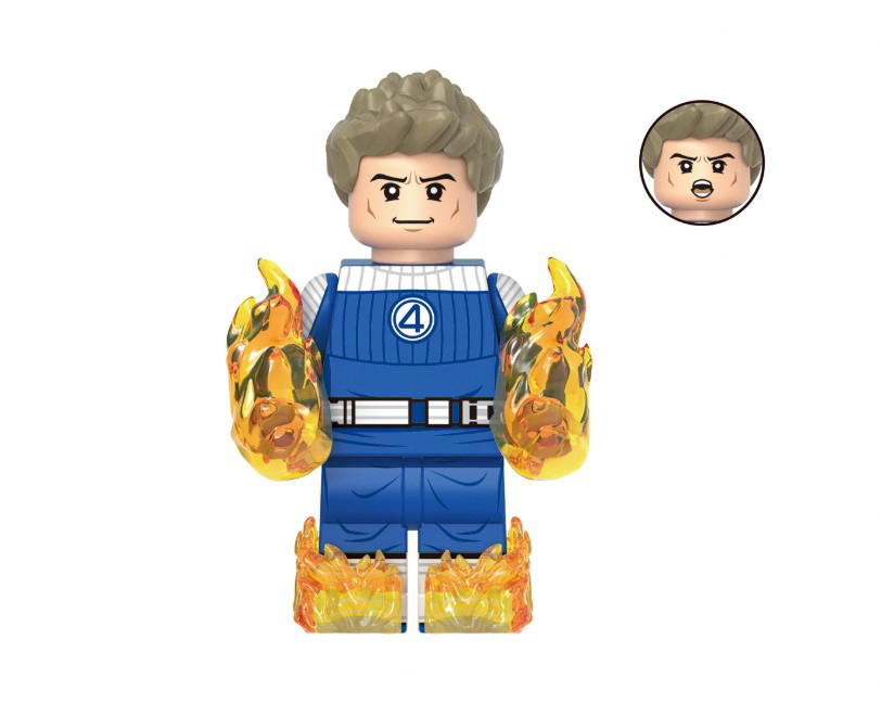 Minifigure Human Torch Movie The Fantastic Four Movie Toys US - $8.49