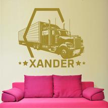 Truck Road King Name Personalized Wall Sticker Decal-Big Tailer Truck Decal Viny - £79.38 GBP